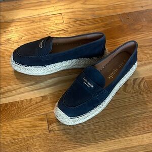 Kate Spade Navy Espadrille Loafers